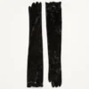 VLogo Signature Lange Chenille-Handschuhe
