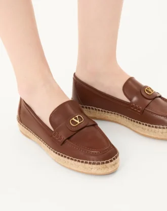 Vlogo Signature Loafer aus Kalbsleder 20 mm Vlogo Signature Loafer aus Kalbsleder 20 mm