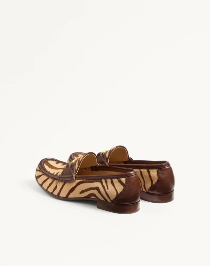 Vlogo Signature Loafer aus Kalbsleder mit Pony-Effekt, 20 mm