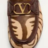 Vlogo Signature Loafer aus Kalbsleder mit Pony-Effekt, 20 mm