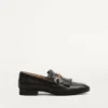 Vlogo Signature Loafer aus Ziegenleder mit Fransen