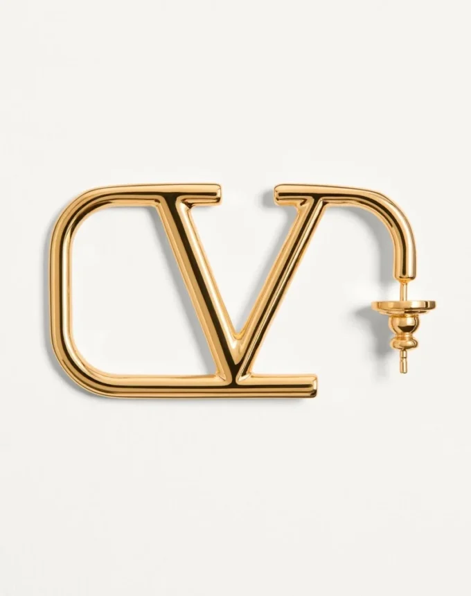 Vlogo Signature Metall-Ohrringe