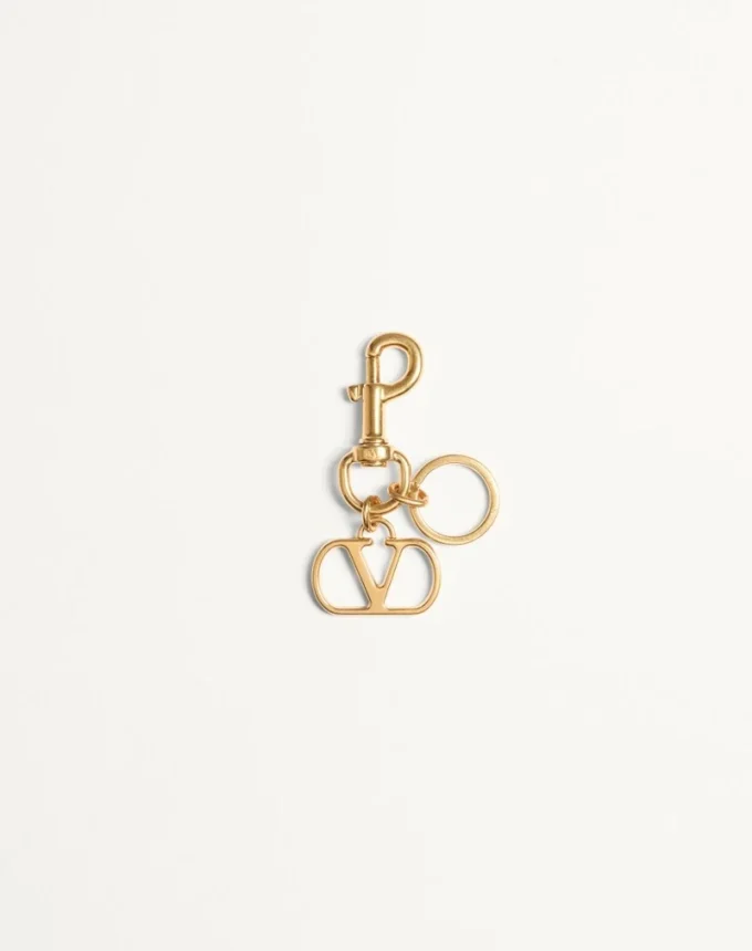 Vlogo Signature Metall-Taschenanhänger mit Schlüsselring