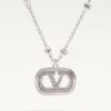 Vlogo Signature Metallkette mit Perlen und Swarovski®-Kristallen Vlogo Signature Metallkette mit Perlen und Swarovski®-Kristallen