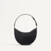 Vlogo Signature Mini-Hobo-Tasche aus genarbtem Kalbsleder Vlogo Signature Mini-Hobo-Tasche aus genarbtem Kalbsleder