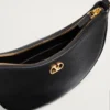 Vlogo Signature Mini-Hobo-Tasche aus genarbtem Kalbsleder Vlogo Signature Mini-Hobo-Tasche aus genarbtem Kalbsleder