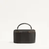 Vlogo Signature Mini-Kosmetiktasche aus genarbtem Kalbsleder Vlogo Signature Mini-Kosmetiktasche aus genarbtem Kalbsleder