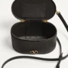 Vlogo Signature Mini-Kosmetiktasche aus genarbtem Kalbsleder Vlogo Signature Mini-Kosmetiktasche aus genarbtem Kalbsleder