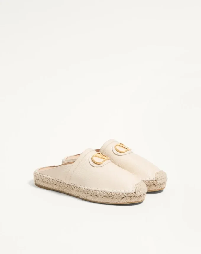 Vlogo Signature Mule aus genarbtem Kalbsleder 25 mm Vlogo Signature Mule aus genarbtem Kalbsleder 25 mm