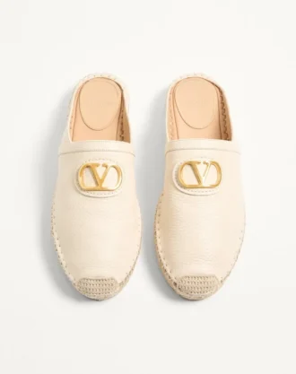 Vlogo Signature Mule aus genarbtem Kalbsleder 25 mm