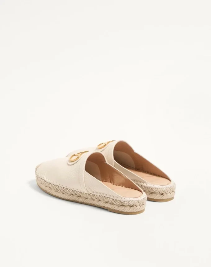 Vlogo Signature Mule aus genarbtem Kalbsleder 25 mm Vlogo Signature Mule aus genarbtem Kalbsleder 25 mm
