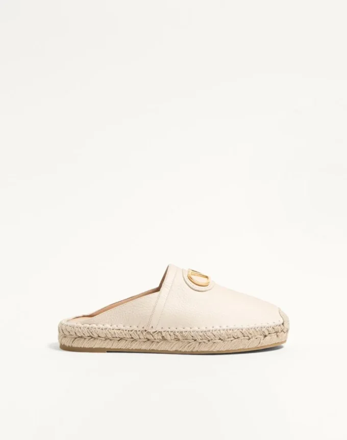 Vlogo Signature Mule aus genarbtem Kalbsleder 25 mm Vlogo Signature Mule aus genarbtem Kalbsleder 25 mm