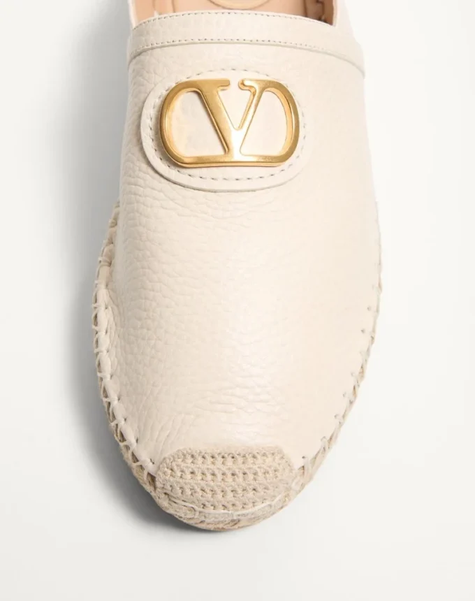 Vlogo Signature Mule aus genarbtem Kalbsleder 25 mm Vlogo Signature Mule aus genarbtem Kalbsleder 25 mm