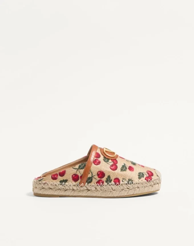Vlogo Signature Mule mit Cherryfic-Motiv 25 mm Vlogo Signature Mule mit Cherryfic-Motiv 25 mm