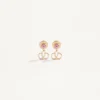Vlogo Signature Ohrringe aus Metall und Swarovski®-Kristallen