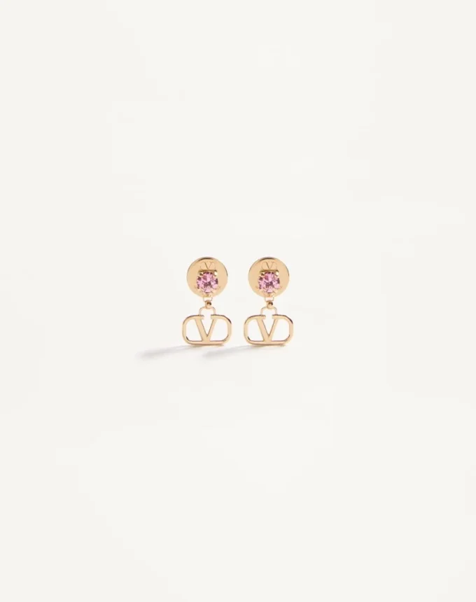 Vlogo Signature Ohrringe aus Metall und Swarovski®-Kristallen