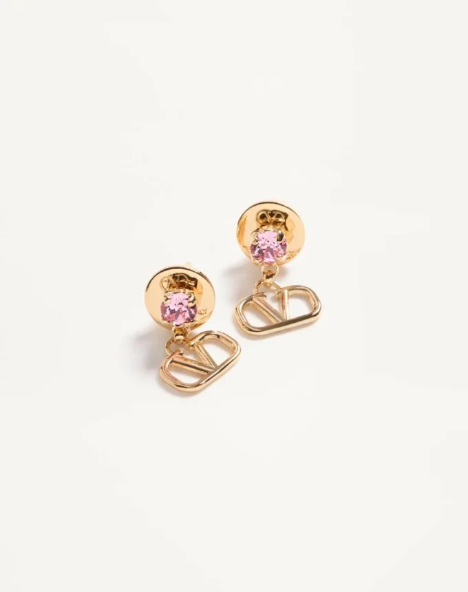Vlogo Signature Ohrringe aus Metall und Swarovski®-Kristallen