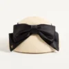 Vlogo Signature Panama-Bucket-Hat mit Satinschleife Vlogo Signature Panama-Bucket-Hat mit Satinschleife