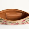 Vlogo Signature Pouch aus Jacquard-Raffia mit Cherryfic-Muster Vlogo Signature Pouch aus Jacquard-Raffia mit Cherryfic-Muster