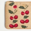 Vlogo Signature Pouch aus Jacquard-Raffia mit Cherryfic-Muster Vlogo Signature Pouch aus Jacquard-Raffia mit Cherryfic-Muster