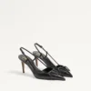 Vlogo Signature Pumps aus Kalbsleder mit Fersenriemen, 80 mm / 3,15 Zoll.