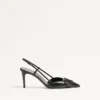 Vlogo Signature Pumps aus Kalbsleder mit Fersenriemen, 80 mm / 3,15 Zoll.