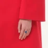 Vlogo Signature Ring aus Metall, Emaille und Kristallen