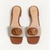 Vlogo Signature Slide Sandal aus Canvas 20 mm