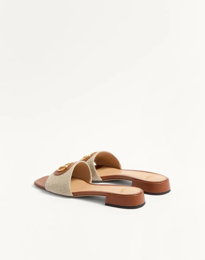 Vlogo Signature Slide Sandal aus Canvas 20 mm