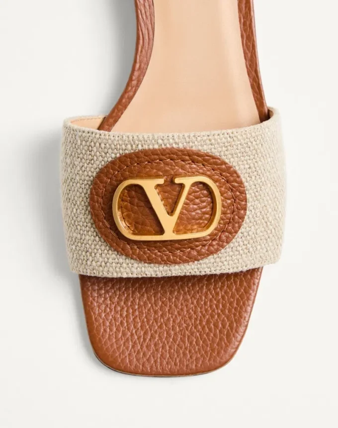 Vlogo Signature Slide Sandal aus Canvas 20 mm