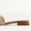 Vlogo Signature Slide Sandal aus Canvas 20 mm