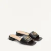 Vlogo Signature Slide Sandal aus Kalbsleder 20 mm
