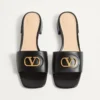 Vlogo Signature Slide Sandal aus Kalbsleder 20 mm