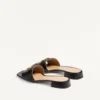 Vlogo Signature Slide Sandal aus Kalbsleder 20 mm