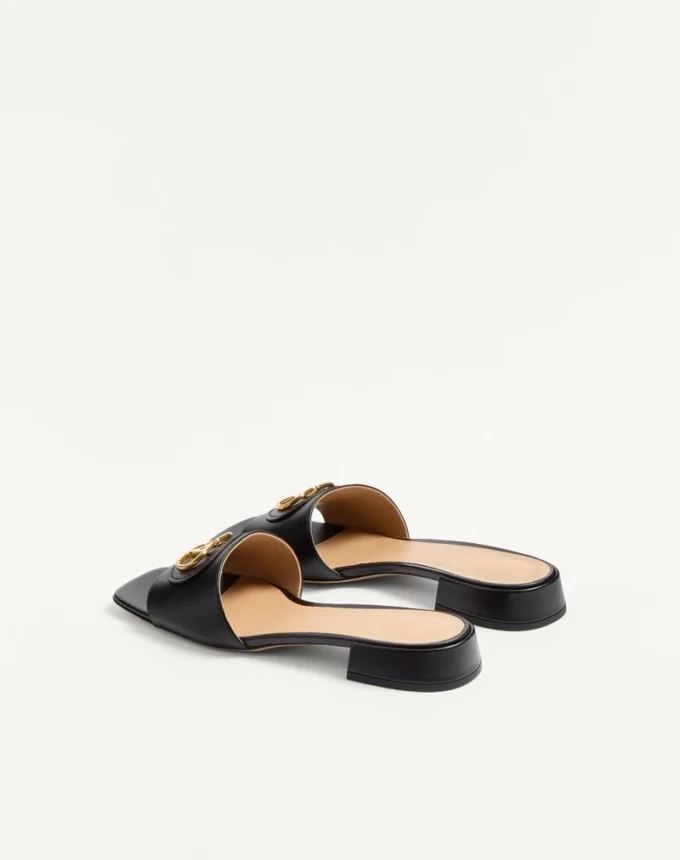 Vlogo Signature Slide Sandal aus Kalbsleder 20 mm