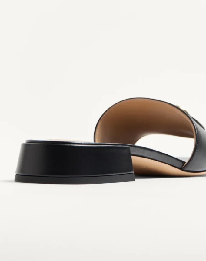 Vlogo Signature Slide Sandal aus Kalbsleder 20 mm