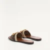 Vlogo Signature Slide Sandal mit Häkelstickerei Vlogo Signature Slide Sandal mit Häkelstickerei