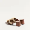 Vlogo Signature Slide Sandal mit Häkelstickerei 60 mm Vlogo Signature Slide Sandal mit Häkelstickerei 60 mm