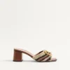 Vlogo Signature Slide Sandal mit Häkelstickerei 60 mm Vlogo Signature Slide Sandal mit Häkelstickerei 60 mm