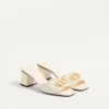 Vlogo Signature Slide-Sandale aus Kalbsleder 60 mm Vlogo Signature Slide-Sandale aus Kalbsleder 60 mm