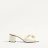 Vlogo Signature Slide-Sandale aus Kalbsleder 60 mm Vlogo Signature Slide-Sandale aus Kalbsleder 60 mm