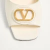 Vlogo Signature Slide-Sandale aus Kalbsleder 60 mm Vlogo Signature Slide-Sandale aus Kalbsleder 60 mm