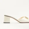 Vlogo Signature Slide-Sandale aus Kalbsleder 60 mm Vlogo Signature Slide-Sandale aus Kalbsleder 60 mm