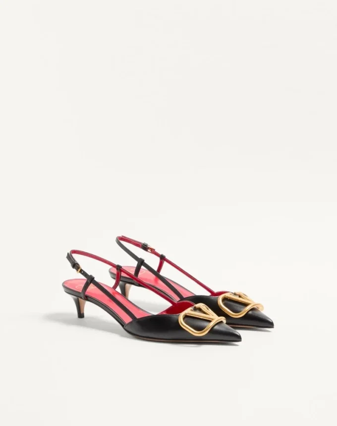 Vlogo Signature Slingback-Pumps aus Kalbsleder 40 mm / 1,6 Zoll