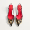 Vlogo Signature Slingback-Pumps aus Kalbsleder 40 mm / 1,6 Zoll