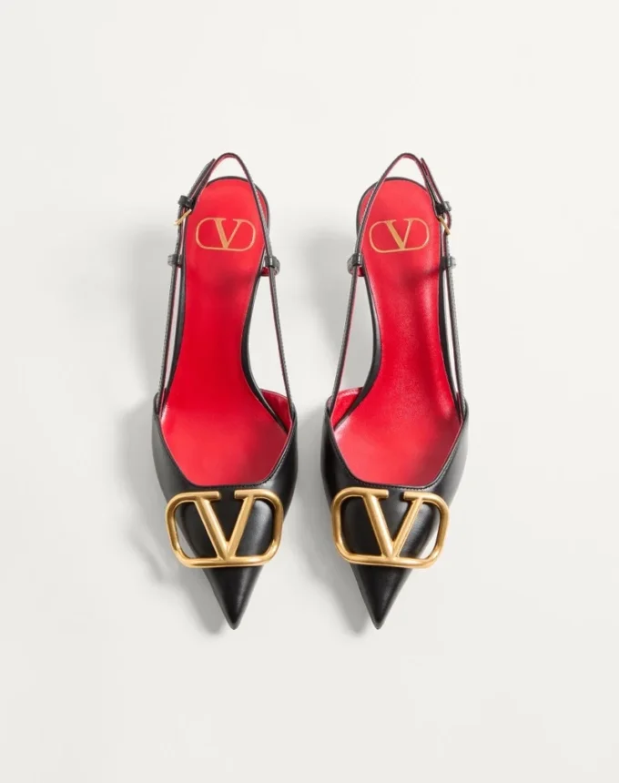 Vlogo Signature Slingback-Pumps aus Kalbsleder 40 mm / 1,6 Zoll