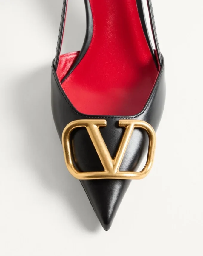 Vlogo Signature Slingback-Pumps aus Kalbsleder 40 mm / 1,6 Zoll