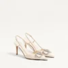 Vlogo Signature Slingback-Pumps aus Kalbsleder 80 mm