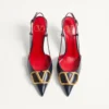 Vlogo Signature Slingback-Pumps aus Kalbsleder 80 mm / 3,15 Zoll