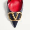 Vlogo Signature Slingback-Pumps aus Kalbsleder 80 mm / 3,15 Zoll